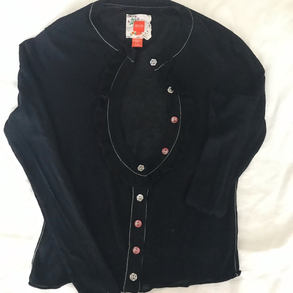 Dainty black top